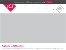 Tablet Screenshot of ictservices.ie